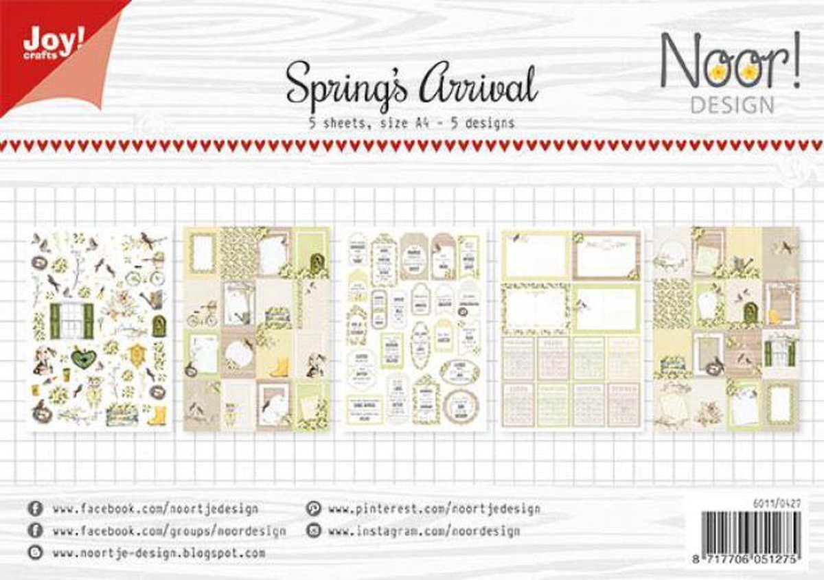 Joy!Crafts Knipvellen Noor Spring's arrival