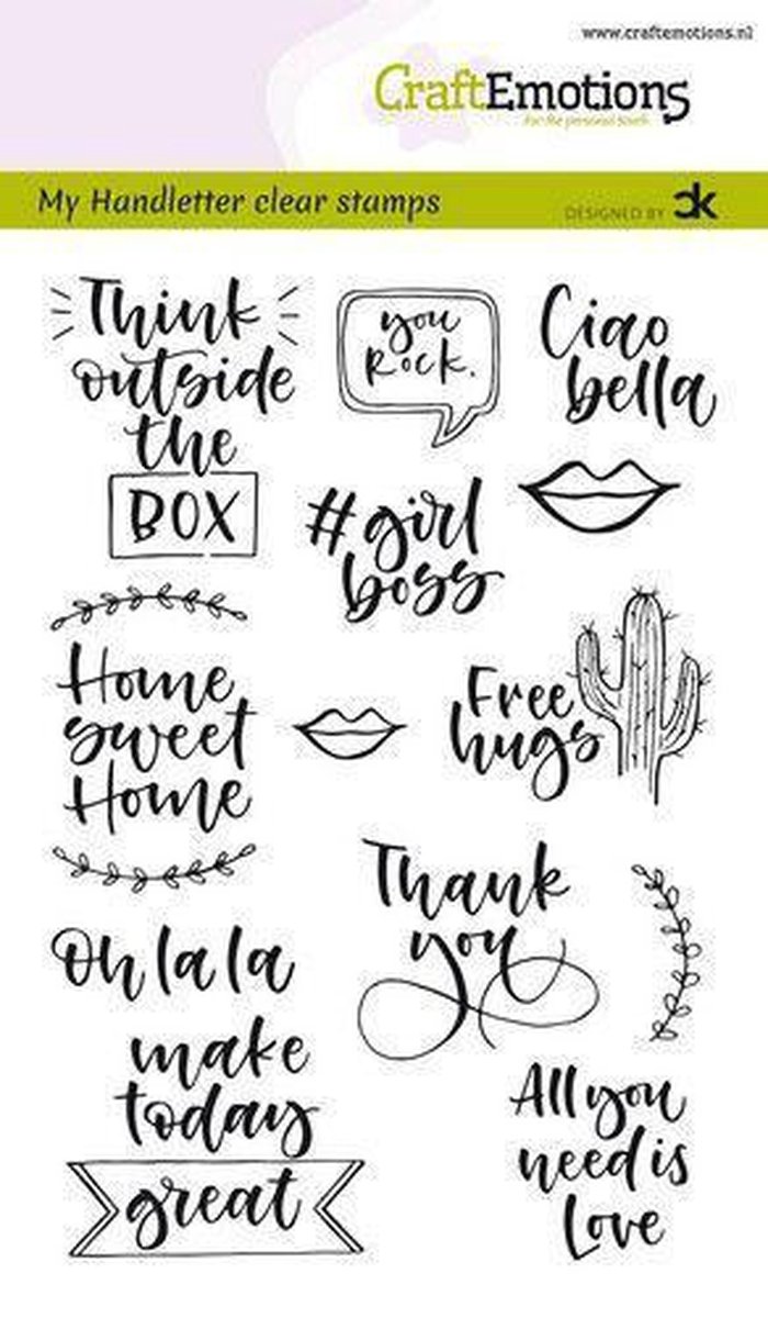 Clearstamps A6 Handlettering - Quotes 2 (Eng) Carla Kamphuis