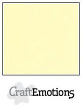 CraftEmotions linnenkarton 100 vel geel Bulk LC-32 30,5x30,5cm 250gr