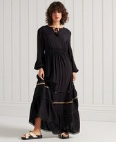 Superdry Ameera Maxi Dames Jurk - Maat L