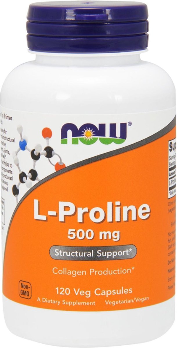 Goedkoopste NOW Foods - L-Proline 500mg - 120 capsules