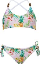 Snapper Rock - Bikini voor meisjes - Tropicana - Roze - maat 104-110cm