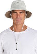 Coolibar UV hoed Heren - Beige - Maat L/XL (59CM)