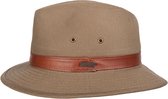 Hatland - UV Bucket hoed voor heren - BushWalker - Brons - maat L (59CM)