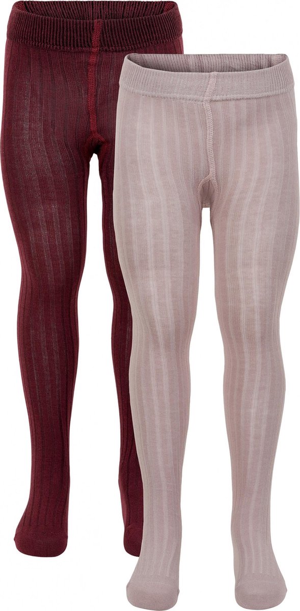 Minymo Maillot Meisjes Katoen Grijs/rood Maat 128/134  2 Stuks
