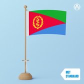 Tafelvlag Eritrea 10x15cm | met standaard