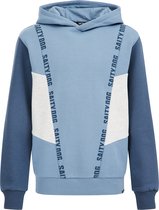 WE Fashion Jongens hoodie met colourblock