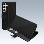 Mobilize Telefoonhoesje geschikt voor Samsung Galaxy S24 Hoesje | Mobilize Premium Gelly Wallet Bookcase Portemonnee | Pasjeshouder voor 3 Pasjes | Telefoonhoesje voor Pinpas / OV Kaart / Rijbewijs - Zwart