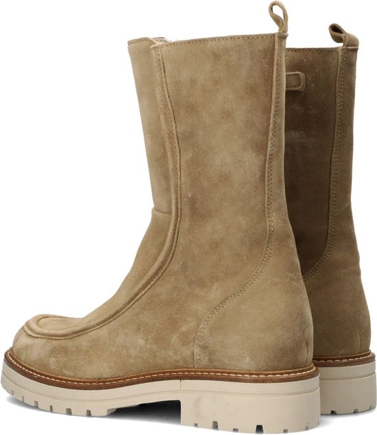 Wysh Madelyn Hoge laarzen - Meisjes - Beige - Maat 33