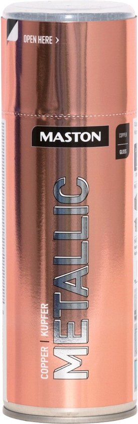 Maston Metallic - koper - spuitverf - 400 ml - spuitbus verf