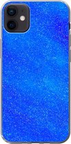 Geschikt voor iPhone 12 mini hoesje - Blauw - Abstract - Design - Siliconen Telefoonhoesje