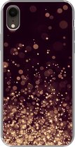 Geschikt voor iPhone XR hoesje - Abstract - Glitter - Licht - Design - Siliconen Telefoonhoesje
