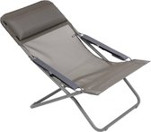Lafuma Transabed - Chaise longue - Pliable - Ajustable - Graphite