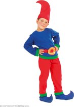 Widmann - Costume Nain & Gnome - Naughty Gnome David Child - Garçon - bleu, rouge - Taille 110 - Vêtement Déguisements - Déguisements