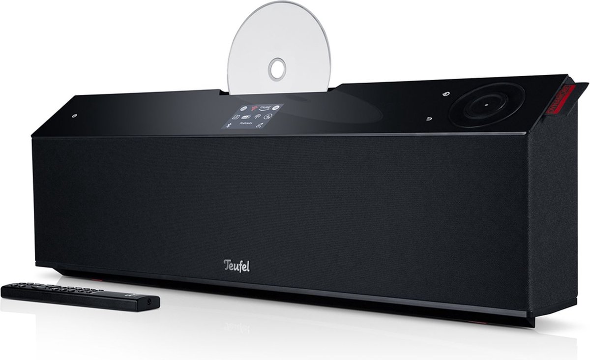 Teufel MUSICSTATION - Cd-internetradio met DAB+, FM, Spotify Connect, bluetooth - 100 watt Zwart