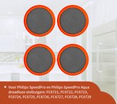Replacements® Filters (4 stuks) geschikt voor Philips Speedpro (FC6721 tm FC6729)