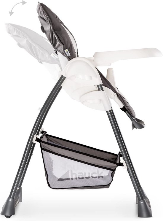 Kinderstoel Sit N Relax met babybedje en zitje voor peuters, vanaf de geboorte tot 15 kg, in hoogte verstelbaar frame met wielen en mand, eetplank, inklapbaar van Kinder — afbeelding 4