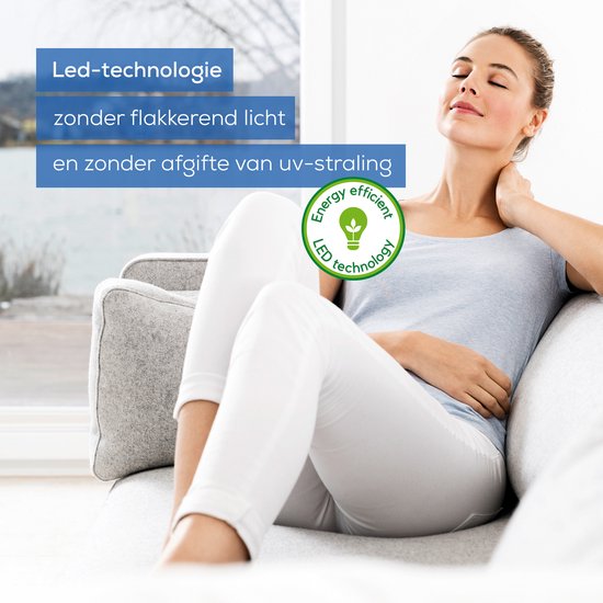 Beurer TL 30 Daglichtlamp – Lichttherapie lamp 10.000 Lux – Compact: Thuis, op Bureau & Onderweg – Incl. opberghoes - Medisch Gecertificeerd – Natuurlijk Licht bij Winterdip – Flikkervrij & UV-vrij – 3 Jaar Garantie