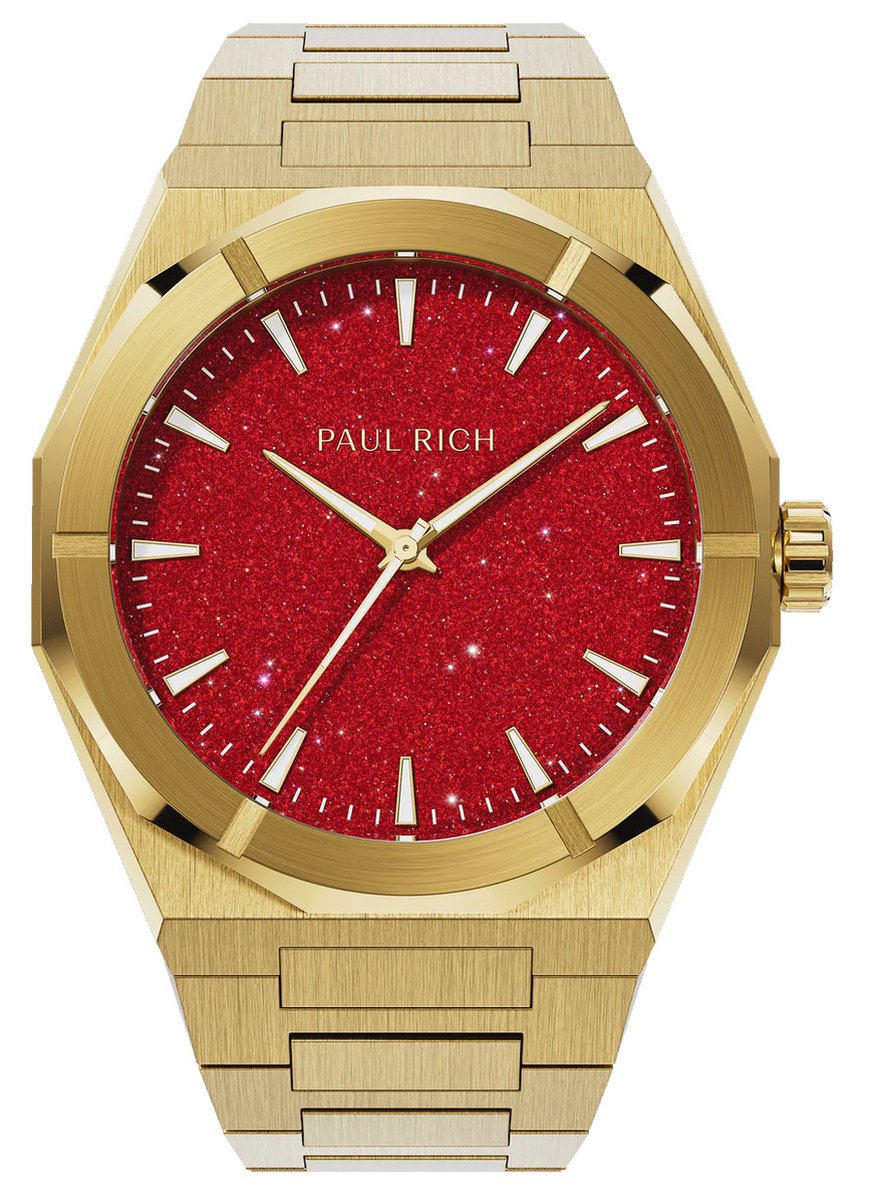Paul Rich Star Dust II Gold Red SD207 horloge