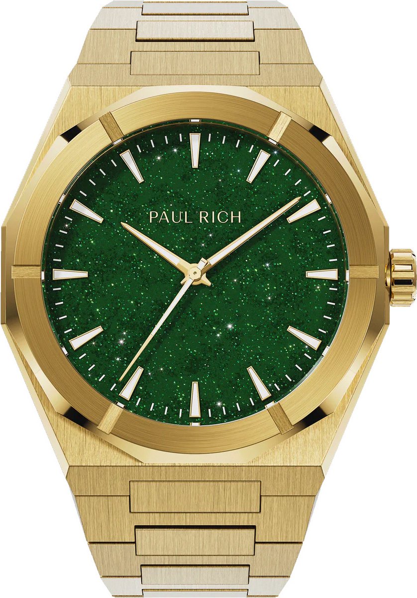 Paul Rich Star Dust II Gold Green SD208 horloge
