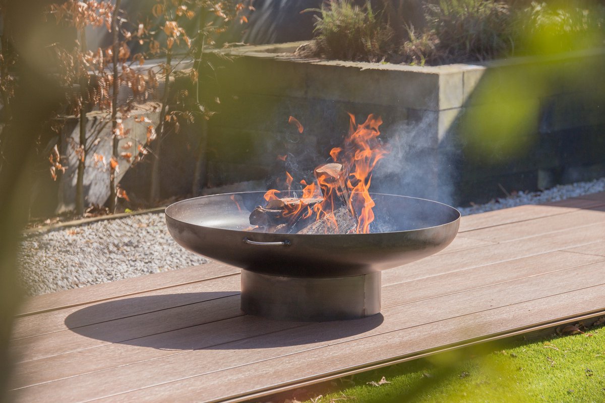 RedFire Oulu Fire Bowl - Ø 80 cm - Black