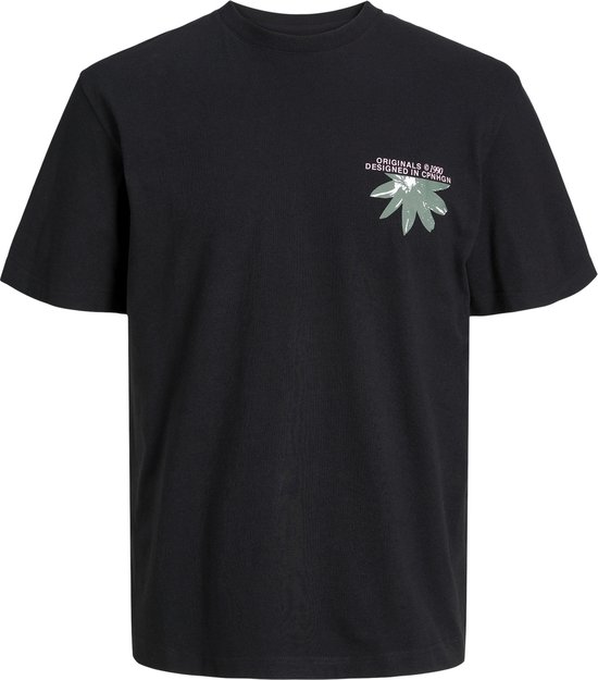 Jack & Jones T-shirt Jortampa Back Tee Ss Crew Neck Sn 12252175 Black Mannen Maat - XL