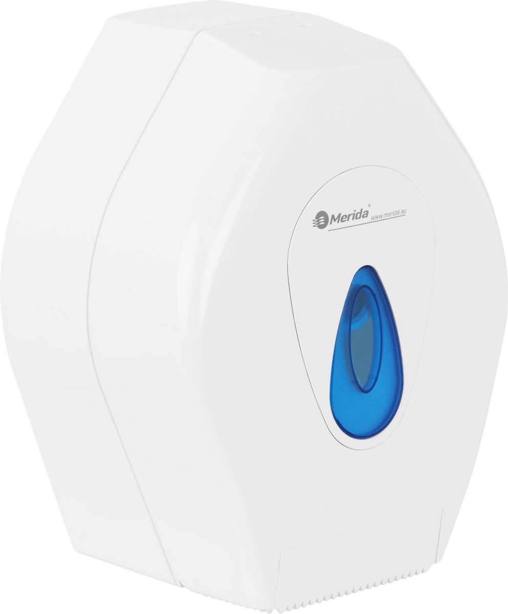 Toiletpapier Dispenser - Diameter van de rol 19 cm - Wandmontage - Wit wit