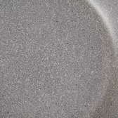 Granitium Braadpan, 1 greep, grijs, diameter 24 cm