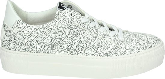 Floris Van Bommel Sfw-10059 Lage sneakers - Leren Sneaker - Dames - Ecru - Maat 42