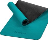 Yoga mat - Yogamat - Fitness mat - Sport mat - Fitness matje - Pilates mat - Oprolbaar - 190 x 60 x 0.6 cm - Donkergroen