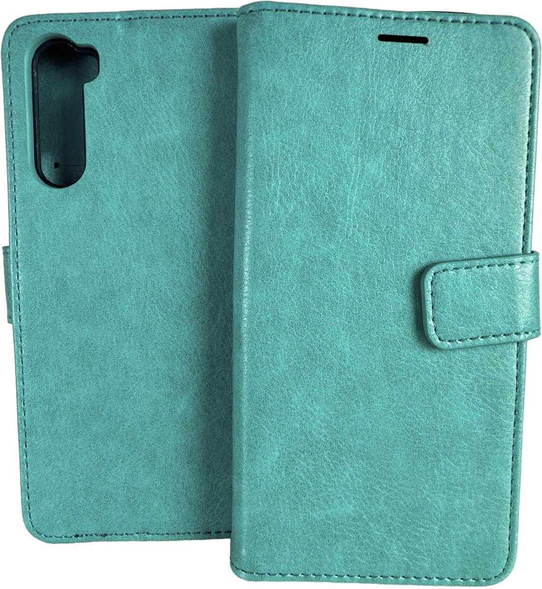 Portemonnee Book Case Hoesje Geschikt voor: OnePlus Nord - Mintgroen