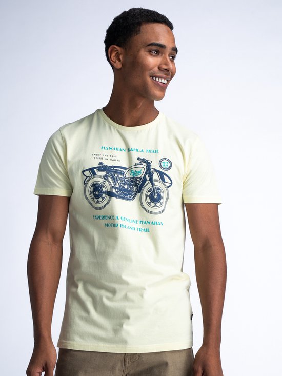 Petrol Industries - T-shirt Artwork pour hommes Lagoonize - Jaune - Taille XL