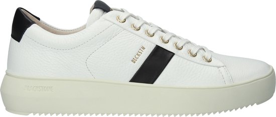 Blackstone Ryder - White-black - Sneaker (low) - Vrouw - White - Maat: 42