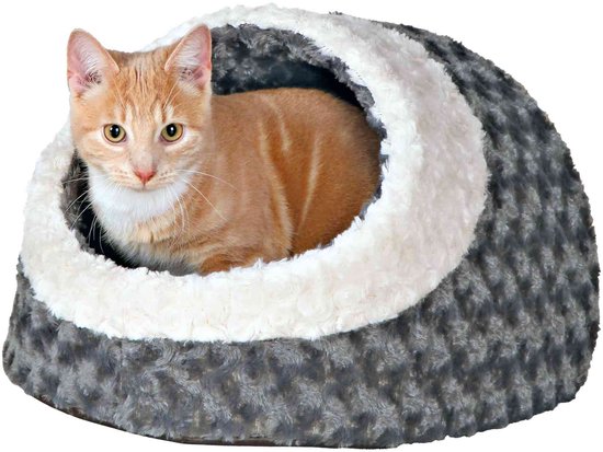 Trixie Kattenmand Iglo Kaline Grijs / Creme - 41X35X26 CM