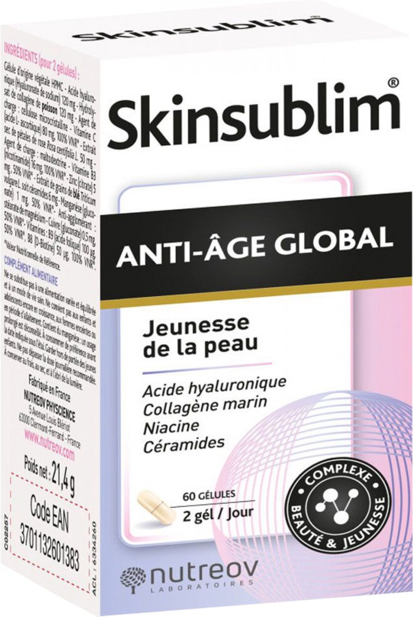 Nutreov Skinsublim Global Anti-Ageing 60 Capsules