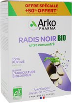 Arkopharma Arkofluides Zwarte Radijs Organisch 20 Injectieflacons + 10 Injectieflacons Gratis