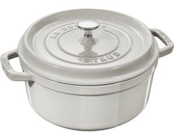 Staub Braadpan / Cocotte - White Truffle - ø 28 cm / 6.7 liter