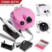 Elektrische professionele Manicure set - 35000RPM - Polijstmachine - met Accessoires - Nail-art - Elektrische pedicure set - Roze