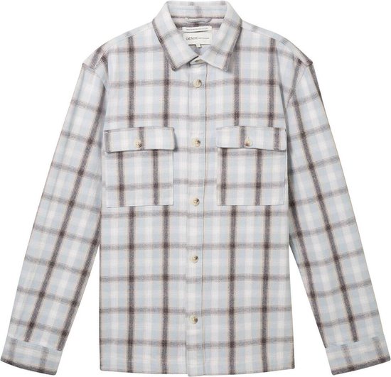 Tom Tailor Overhemd Checked Twill Overshirt 1040151xx12 34780 Mannen Maat - L