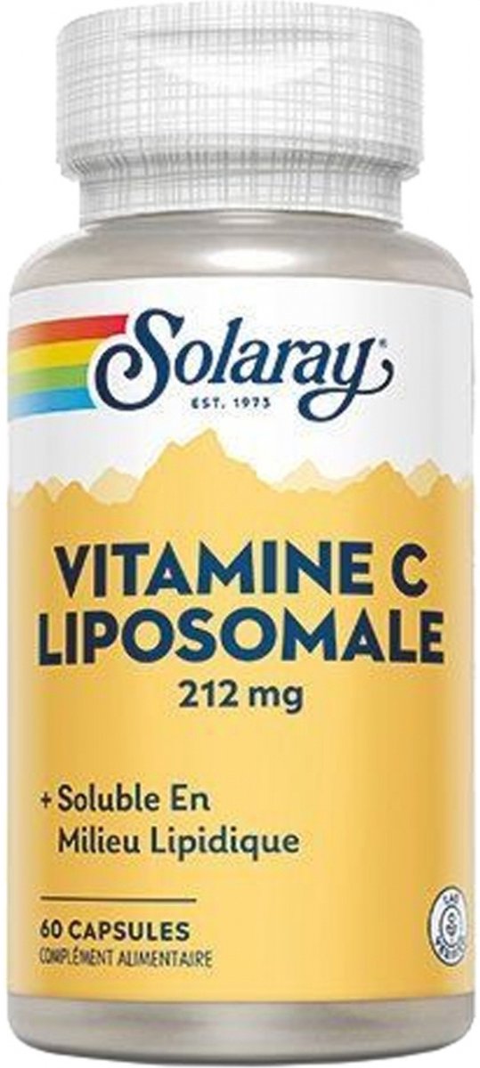 Goedkoopste Solaray Vitamine C Liposomaal 212 mg 60 Capsules