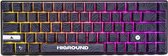 Higround Performance Base 65 BLACKICE - Toetsenbord - Bedraad - white flame switches - toetsenbord formaat 65% - Qwerty - USB Type-C - zwart, wit