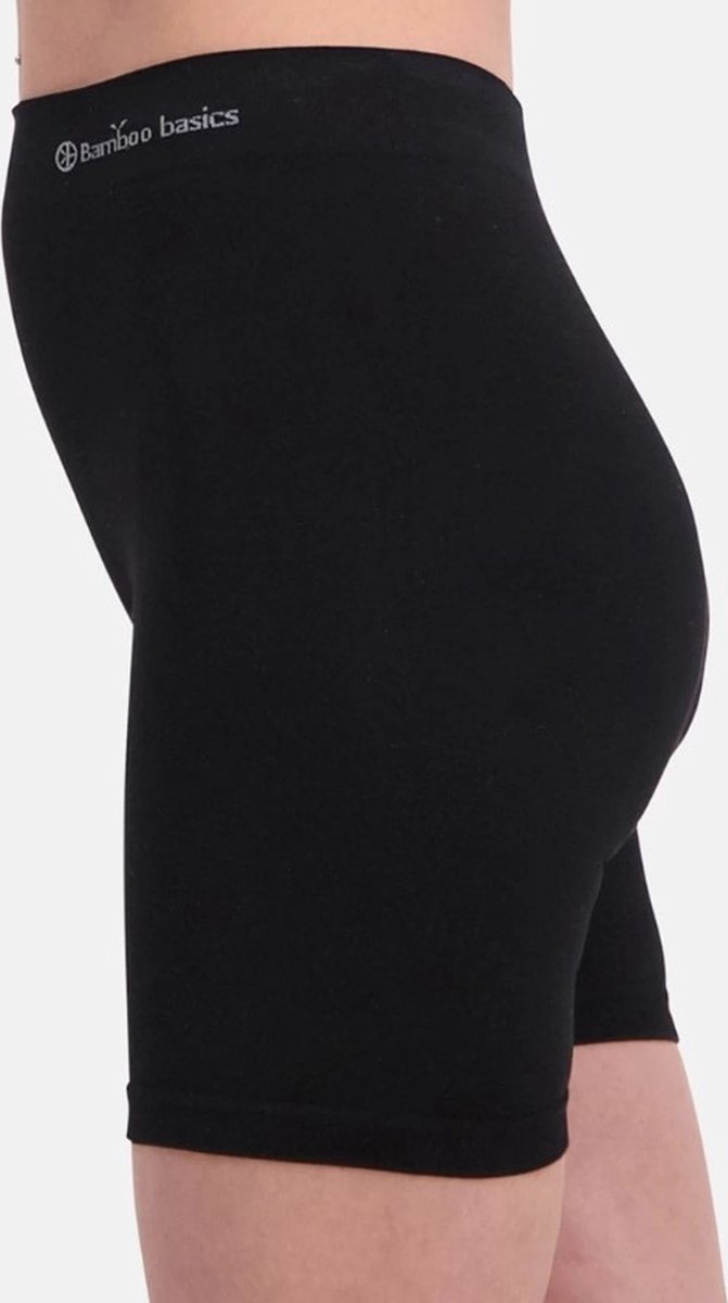 Bamboo Basics Biker Short Dames Naadloos Suze - Tan Korte Legging Dames - Maat L - Bamboe Bikershort Dames - Lange Onderbroek Dames — afbeelding 3