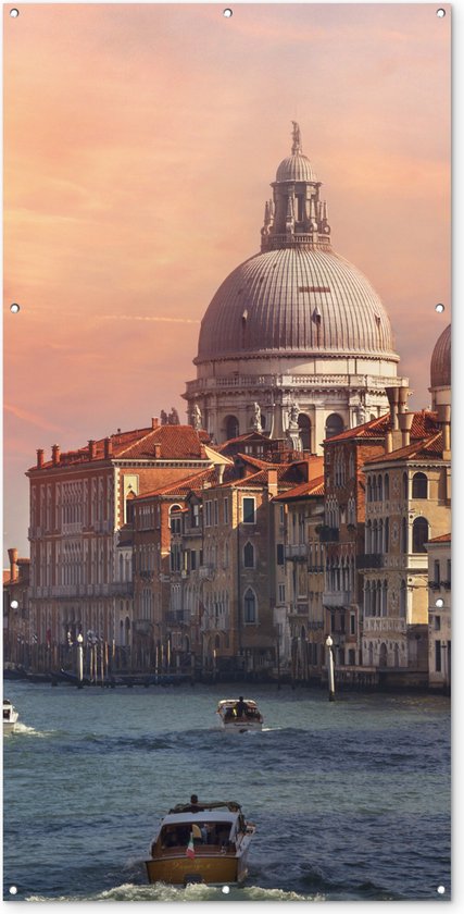 Schuttingposter Italië - Venetië - Canal Grande - 100x200 cm - Tuindoek