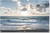 Tuinposter - Tuindoek - Tuinposters buiten - Zee - Wolken - Duitsland - 120x80 cm - Tuin