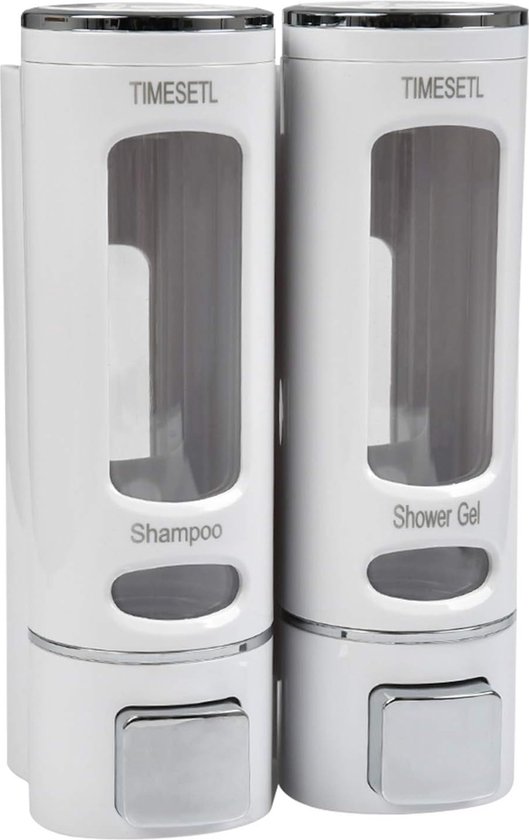 Relaxdays zeepdispenser wandmontage, 1000 ml, navulbaar