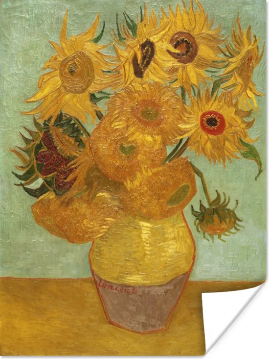 Poster Zonnebloemen - Vincent van Gogh - 120x160 cm XXL