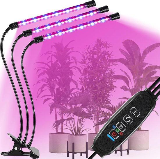HOMUTE 600W LED Plantenlamp Volledig Spectrum Met IR & UV - Groeilicht Voor Kamerplanten