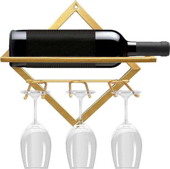 Modern Metalen Wandgemonteerd Wijnrek, Aan de Muur Gemonteerde Wijnrekken Bar-eenheid Zwevende Planken Glazen Flessenrek Ijzeren Displaystandaard Wijnhouder voor Thuis Re(Size:140*15*80cm,Color:Zwart