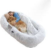 Human Dog Bed XXXL - 185x120cm - Honden Bed Voor Mensen - Grijs