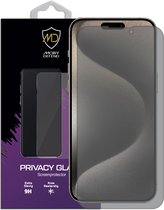 MobyDefend iPhone 15 Pro Screenprotector - Matte Privacy Glass Screensaver - Glasplaatje Geschikt Voor iPhone 15 Pro